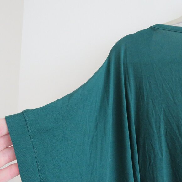 MODCLOTH Kelly Green Tie Front Button Blouse Top Stretch Travel - Size 4X NWOT - Picture 11 of 16